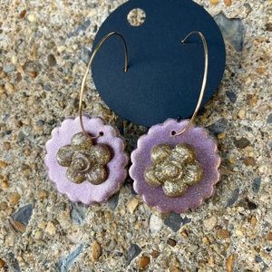Polymer clay earrings